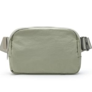 Sage Green Nylon Crossbody Bag